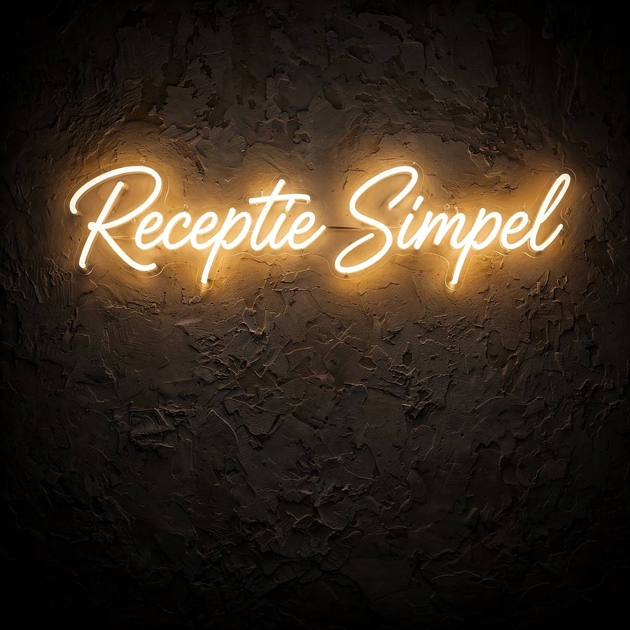 Receptie Simpel · LED Neon