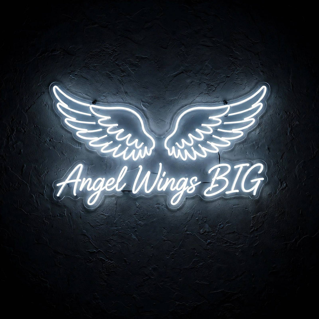 Angel Wings BIG · LED Neon — Weiß