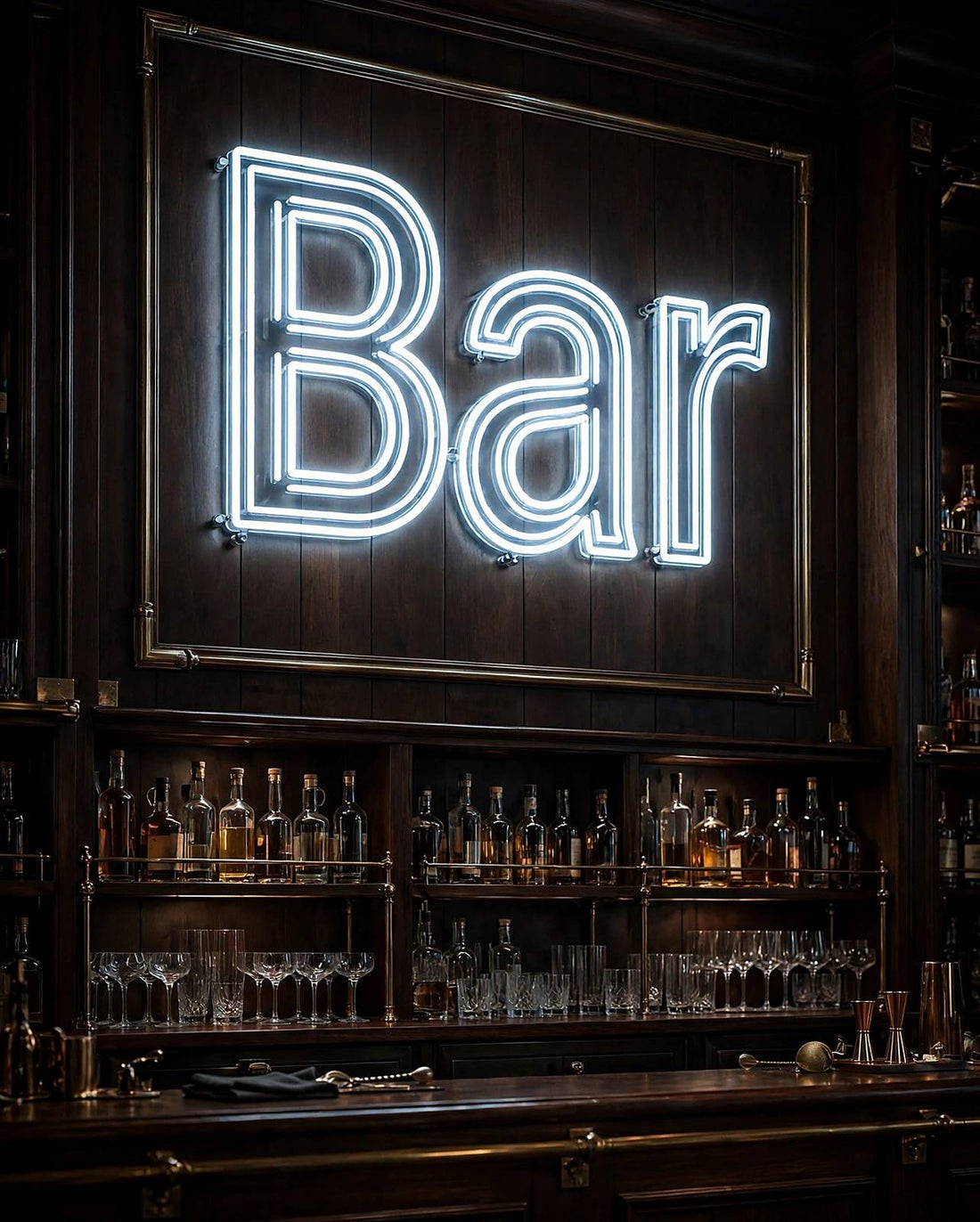 Bar · LED Neon — Weiß