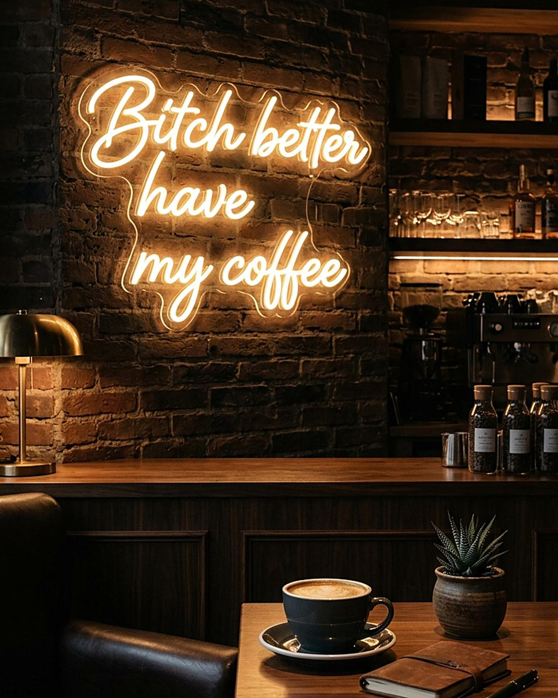 Bitch better have my coffee · LED Neon