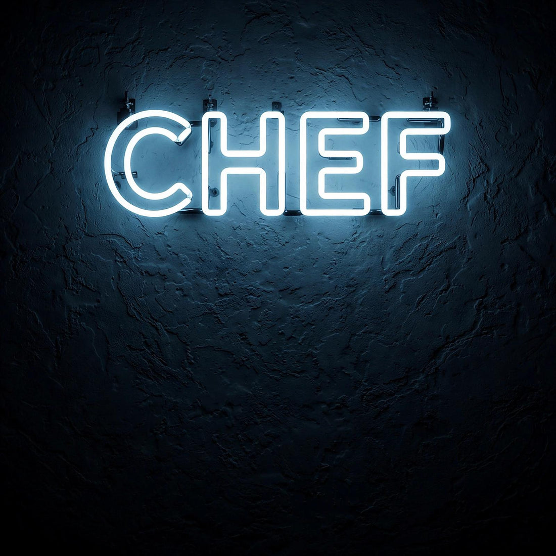 Chef · LED Neon — Weiß