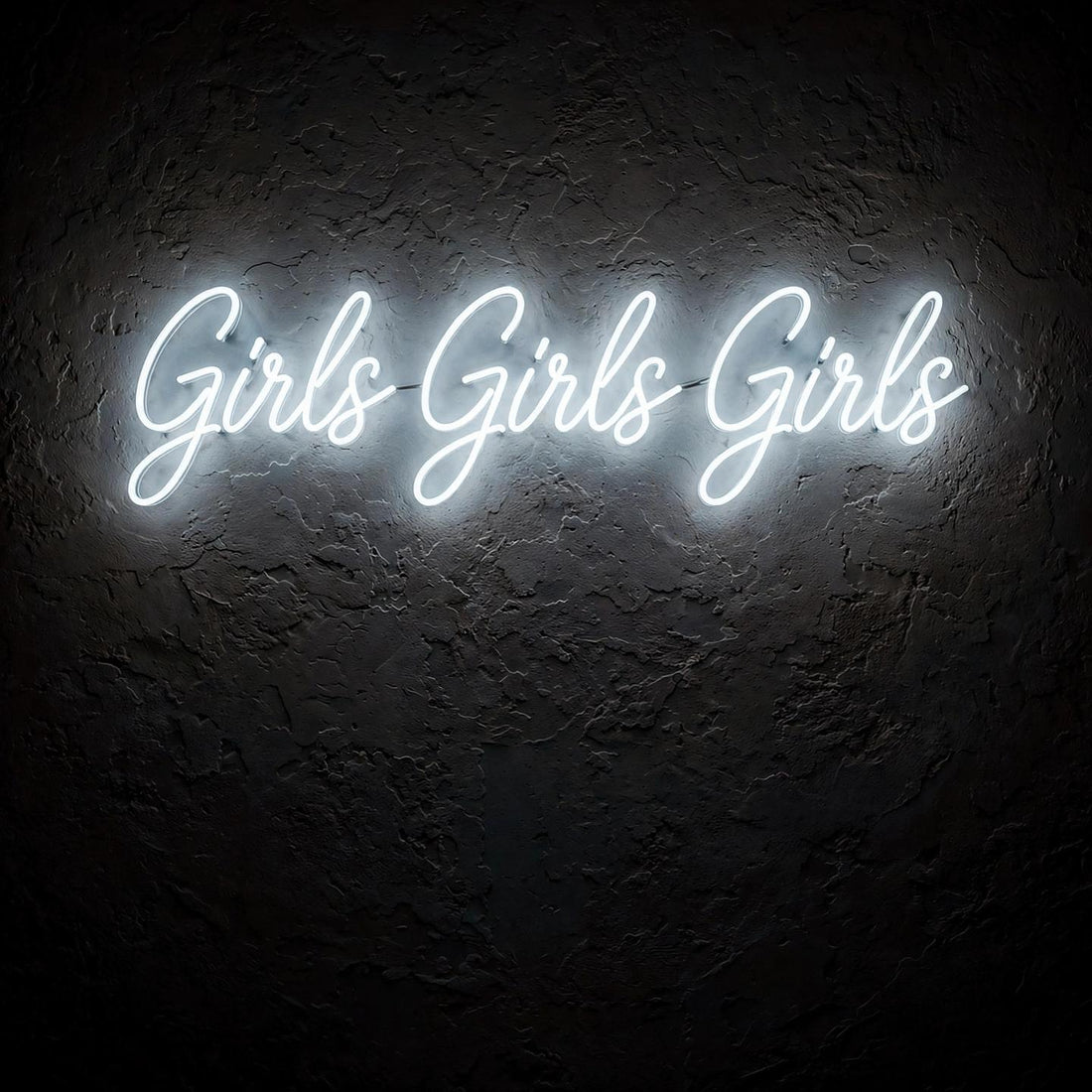 Girls Girls Girls · LED Neon — Weiß