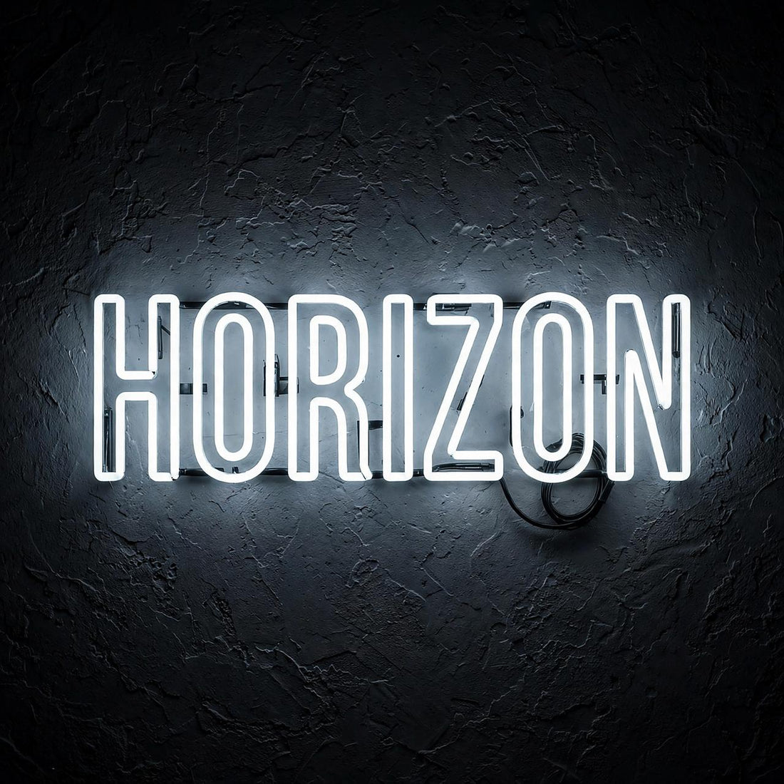 Horizon · LED Neon — Weiß