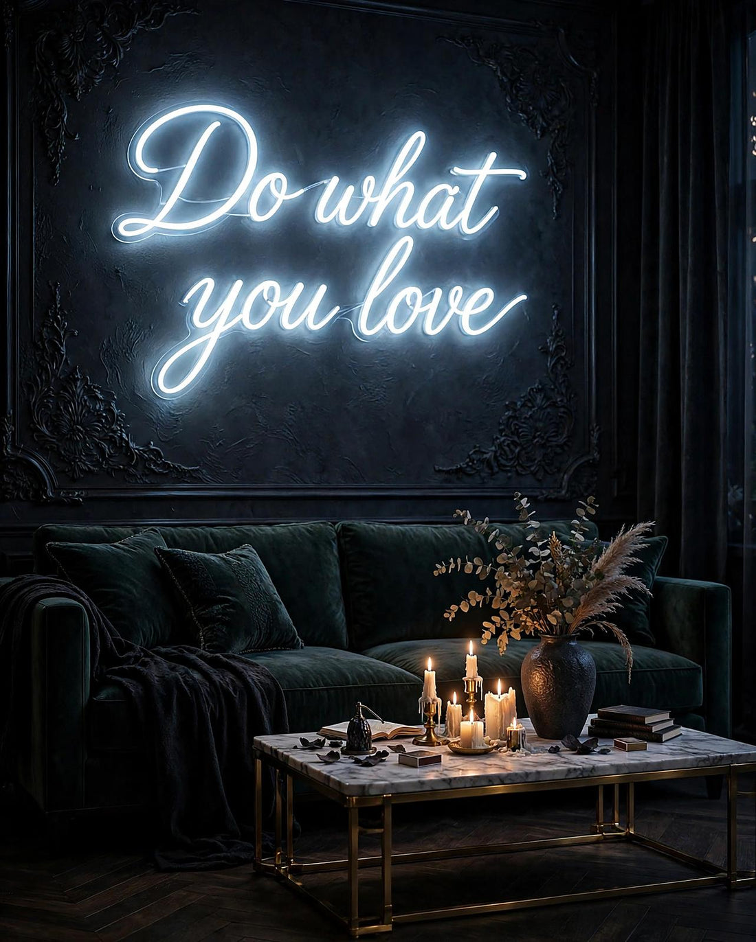 Do what you love · LED Neon — Weiß