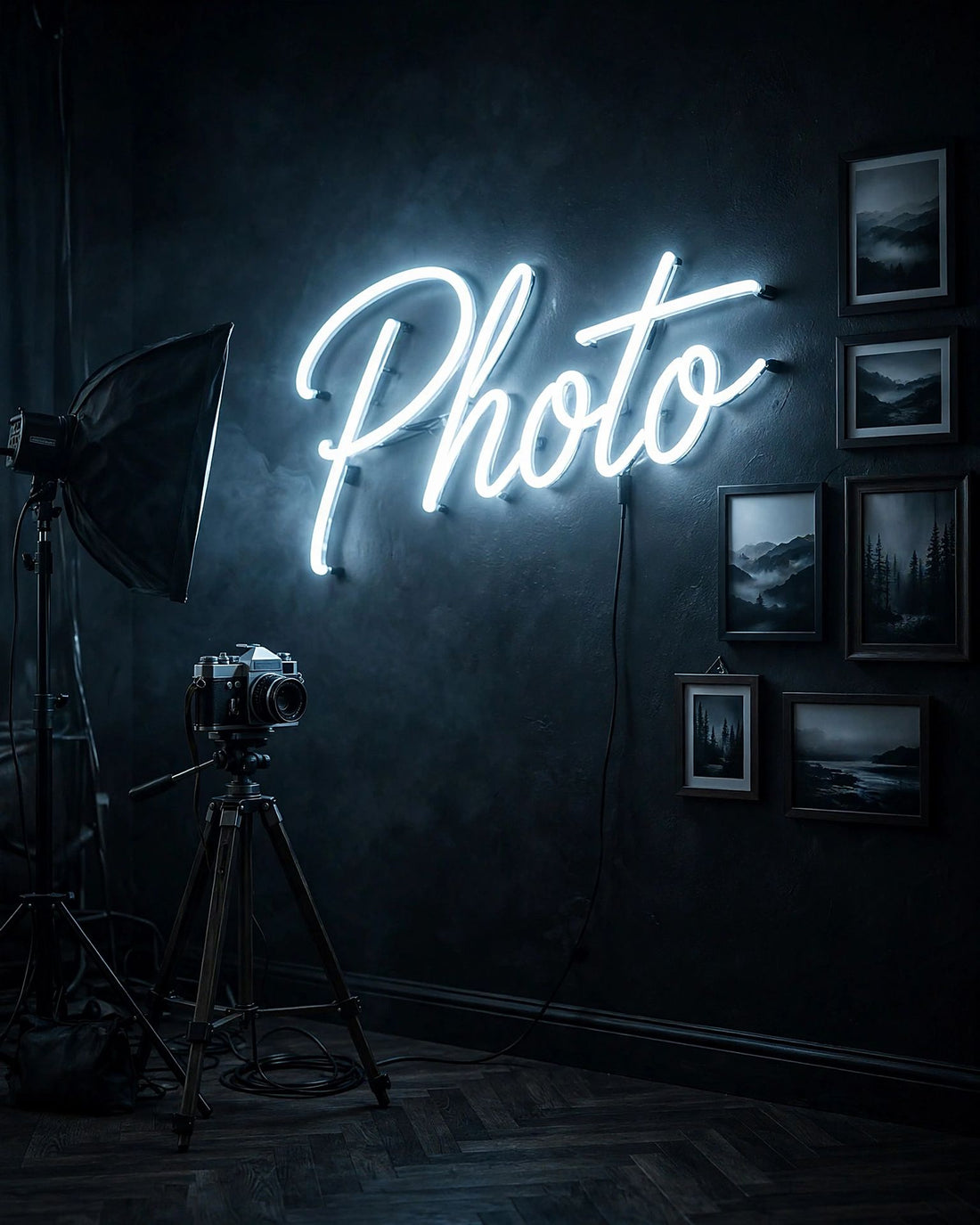 Photo · LED Neon — Weiß