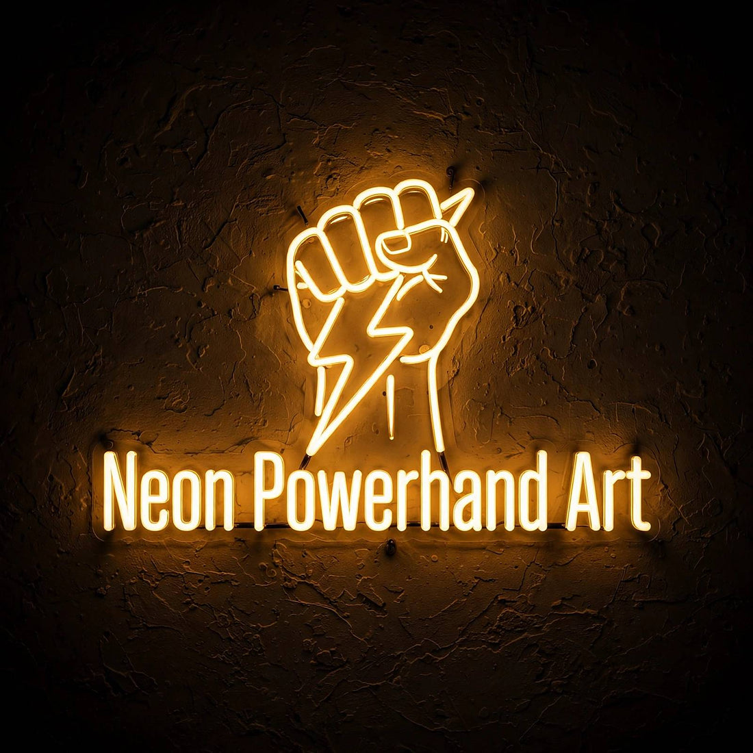 Neon Powerhand Art · LED Neon