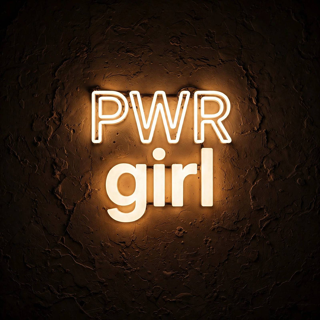 PWR girl · LED Neon