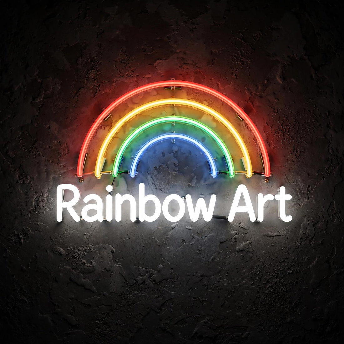Rainbow Art · LED Neon — Weiß