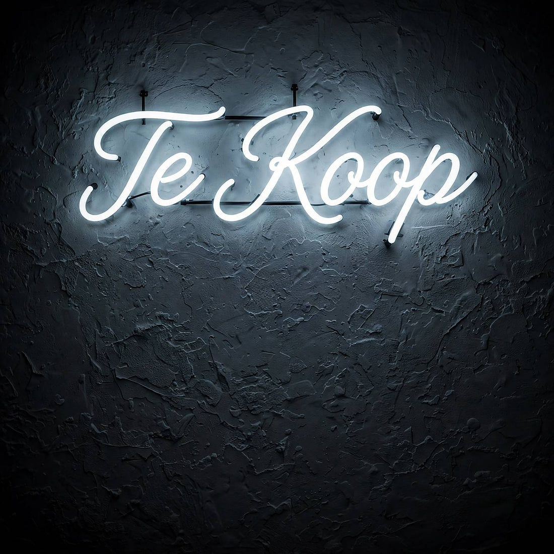 Te Koop · LED Neon — Weiß