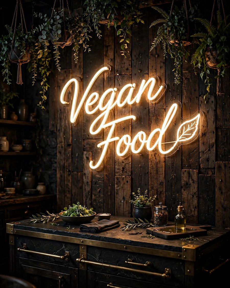 Vegan Food · LED Neon