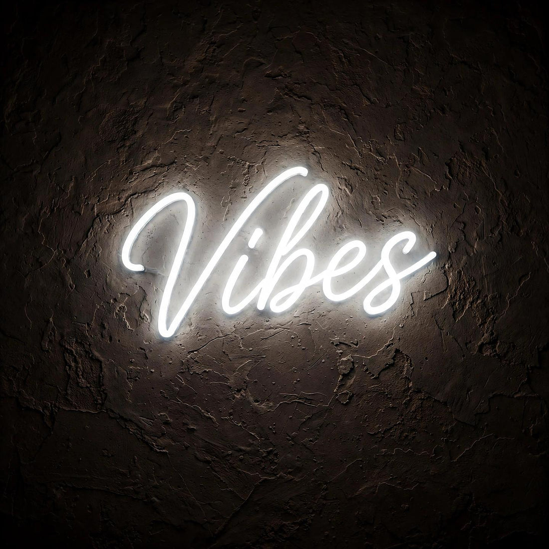 Vibes · LED Neon — Weiß