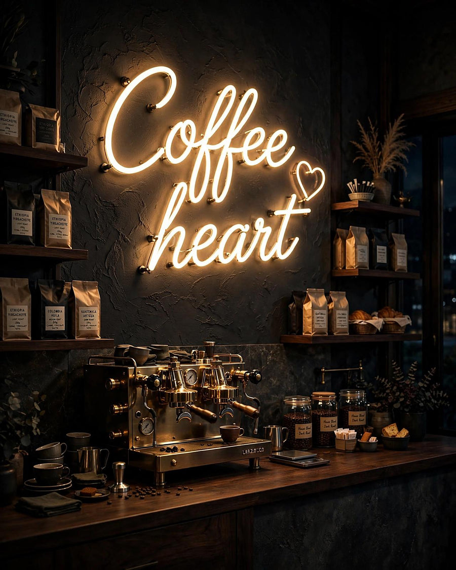 Coffee heart · LED Neon