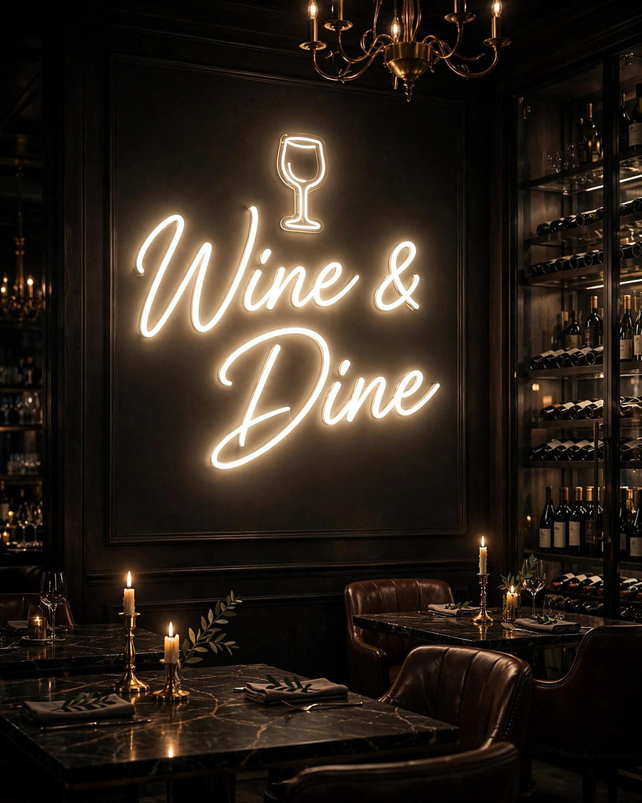 Wine & Dine · LED Neon