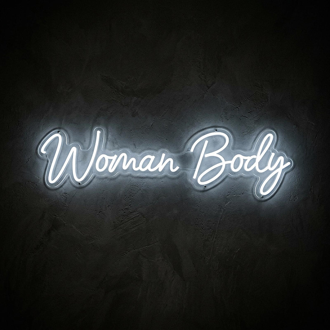 Woman Body · LED Neon — Weiß