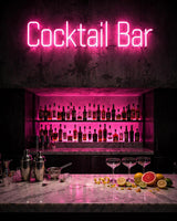 Cocktail Bar · LED Neon — Pink