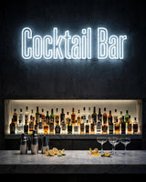 Cocktail Bar · LED Neon — Weiß
