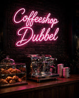 Coffeeshop Dubbel · LED Neon — Pink