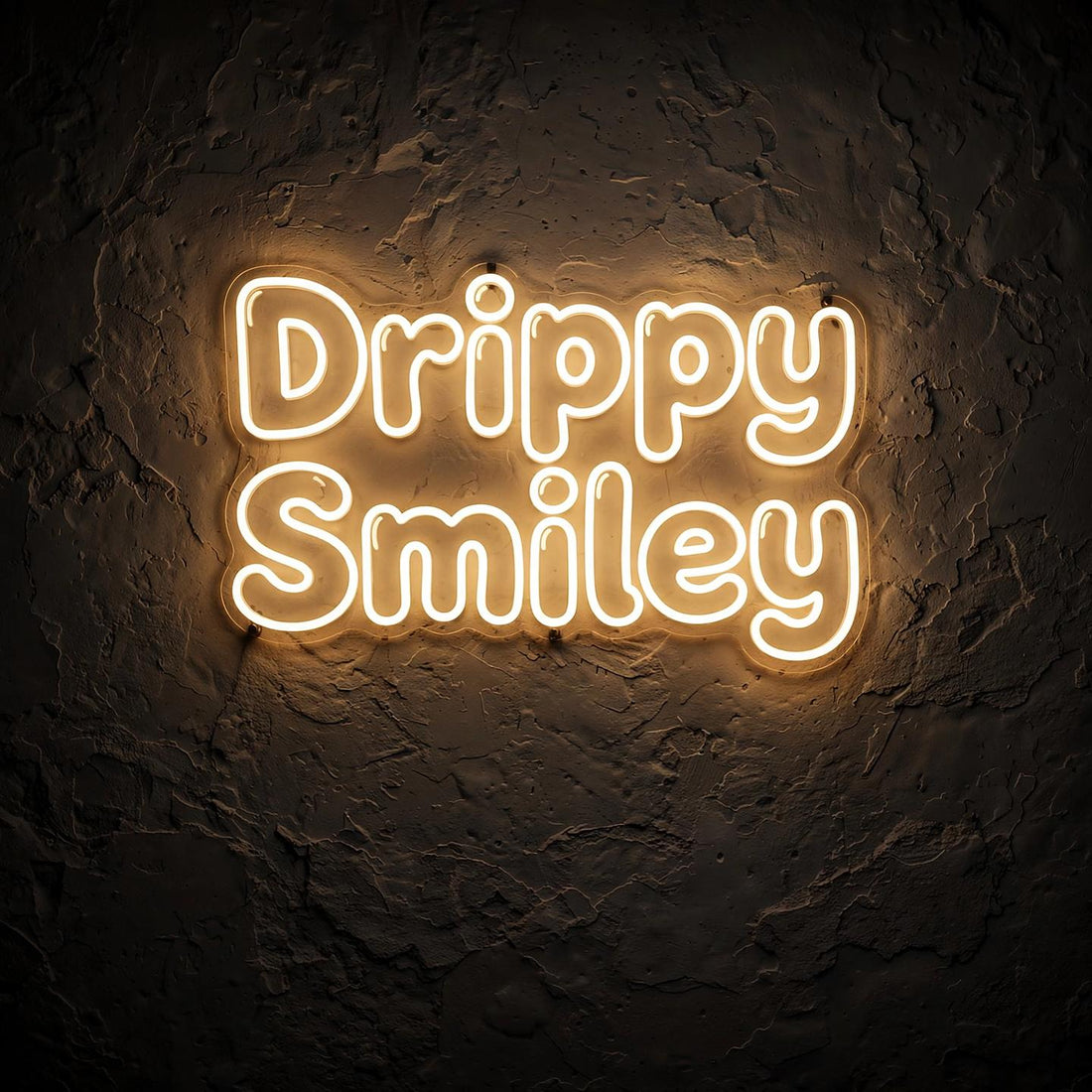 Drippy Smiley · LED Neon