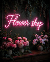 Flower shop · LED Neon — Pink