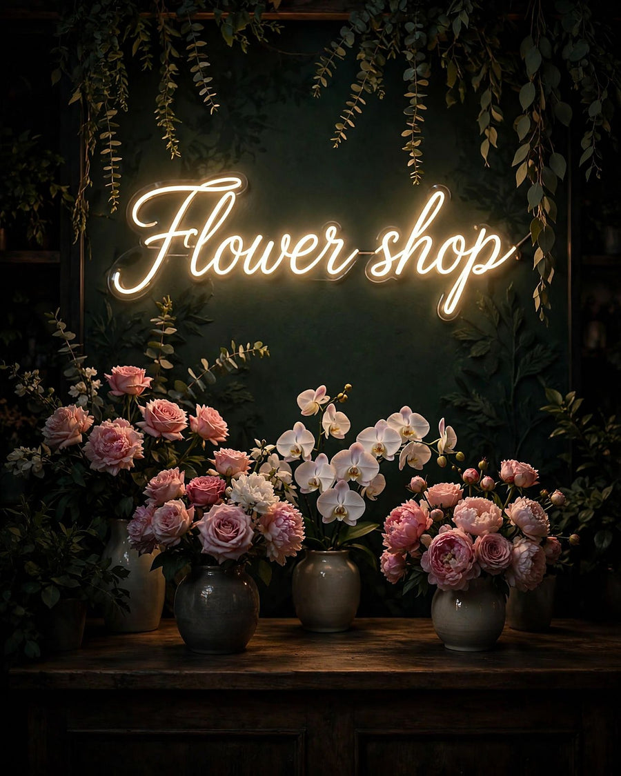 Flower shop · LED Neon