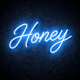 Honey · LED Neon — Blau
