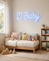 21 Baby · LED Neon — Blau