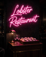 Lobster Restaurant · LED Neon — Pink