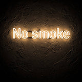 No smoke · LED Neon — Warmweiß