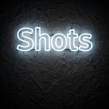 Shots · LED Neon — Weiß
