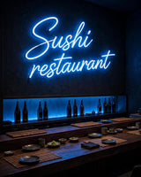 Sushi restaurant · LED Neon — Blau