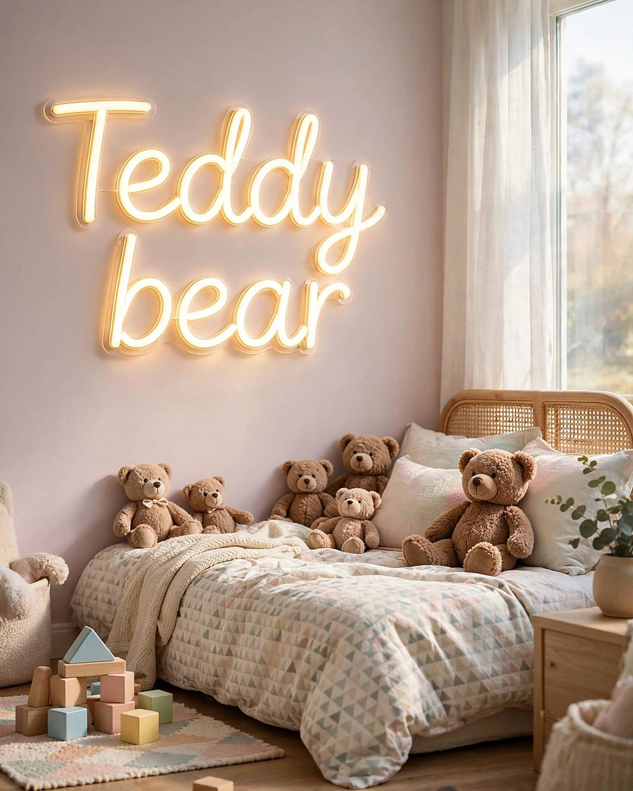Teddy bear · LED Neon