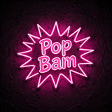Pop Bam Neon Art · LED Neon — Pink