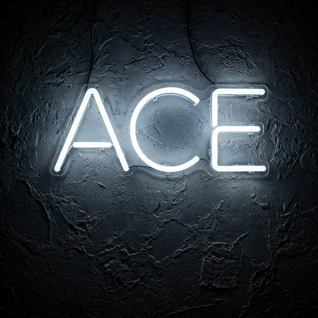 ACE · LED Neon — Weiß