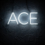 ACE · LED Neon — Weiß