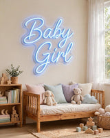 Baby Girl · LED Neon — Blau