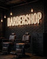 Barbershop · LED Neon — Warmweiß