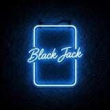 Black Jack · LED Neon — Blau