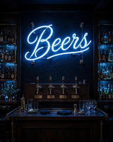 Beers · LED Neon — Blau