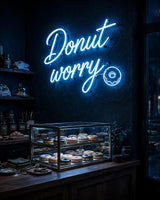 Donut worry · LED Neon — Blau