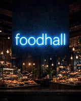foodhall · LED Neon — Blau