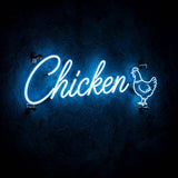 Chicken · LED Neon — Blau