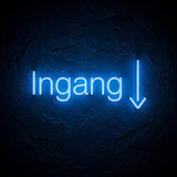 Ingang · LED Neon — Blau