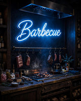 Barbecue · LED Neon — Blau