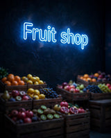 Fruit shop · LED Neon — Blau