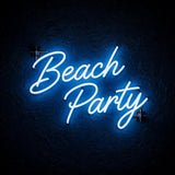 Beach Party · LED Neon — Blau
