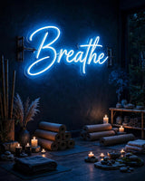 Breathe · LED Neon — Blau