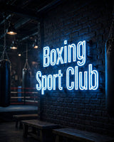 Boxing Sport Club · LED Neon — Blau