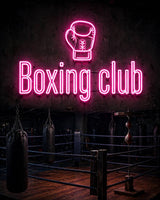 Boxing club · LED Neon — Pink
