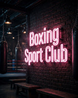 Boxing Sport Club · LED Neon — Pink