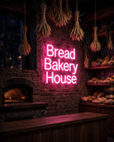 Bread Bakery House · LED Neon — Pink